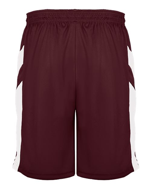 Maroon/ White