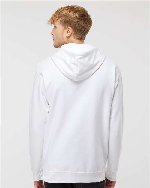 Unisex Midweight Hooded Sweatshirt - White