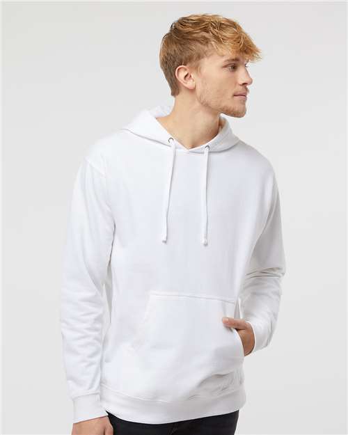 Unisex Midweight Hooded Sweatshirt - White