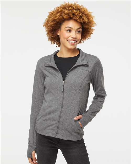 Women's Poly-Tech Full-Zip Track Jacket - Gunmetal Heather