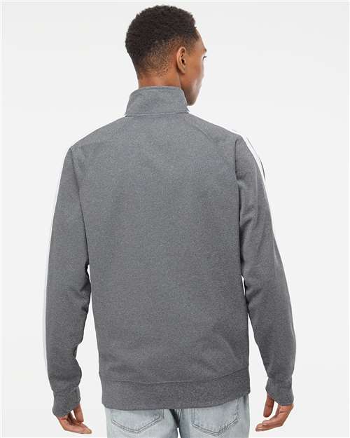 Men's Lightweight Poly-Tech Full-Zip Track Jacket - Gunmetal Heather