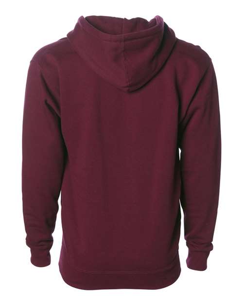 Unisex Heavyweight Full-Zip Hooded Sweatshirt - Maroon