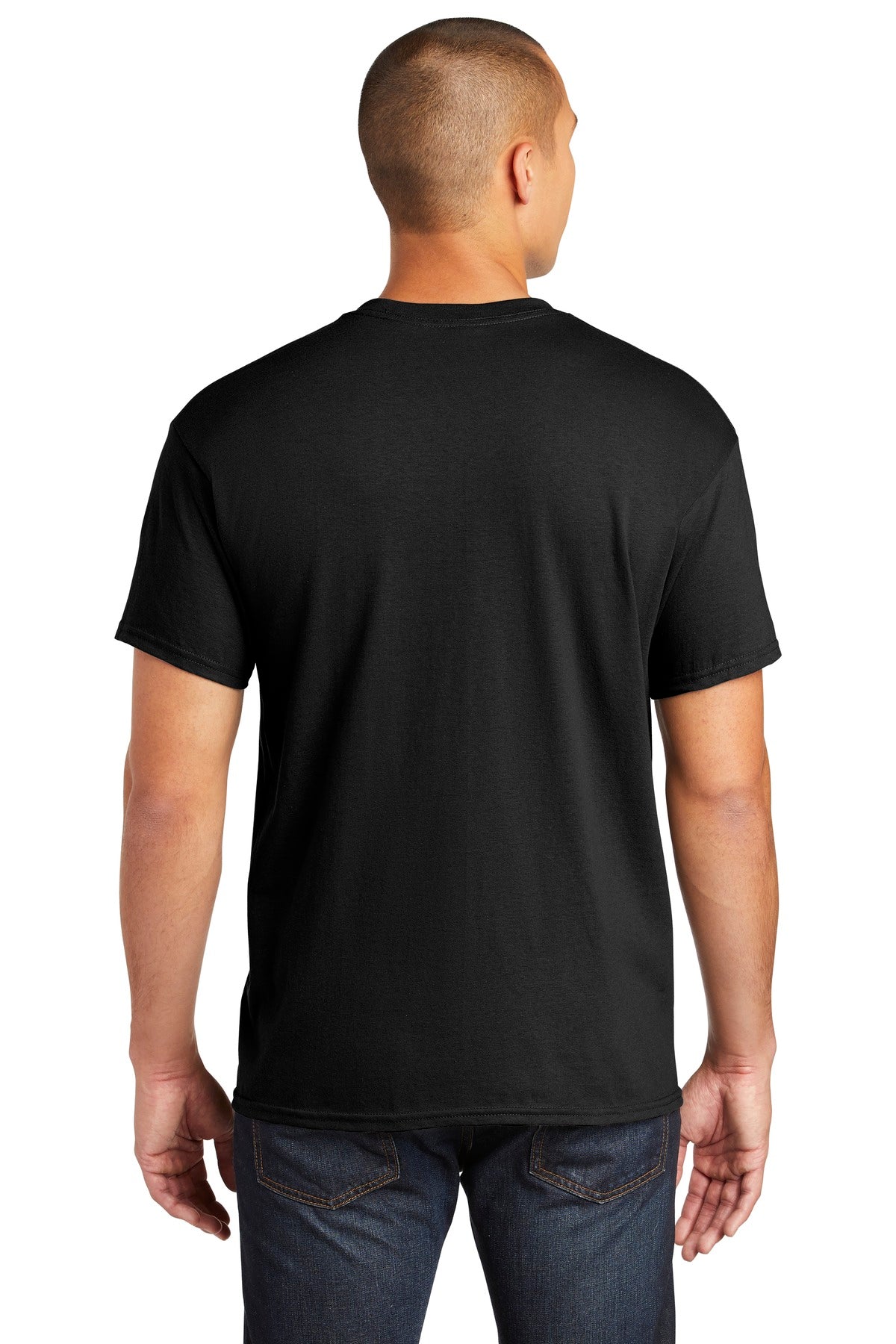 Gildan  Heavy Cotton  100% Cotton Pocket T-Shirt - Black