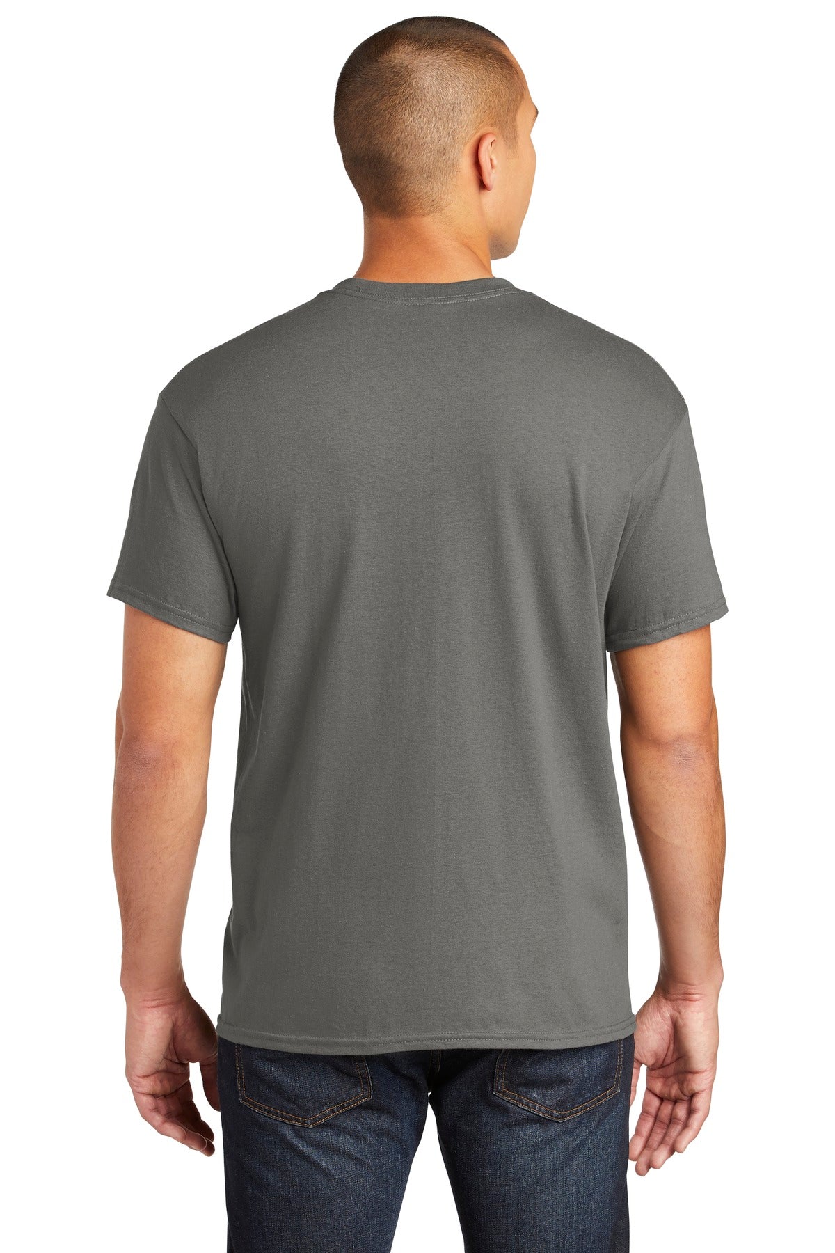Gildan  Heavy Cotton  100% Cotton Pocket T-Shirt - Charcoal