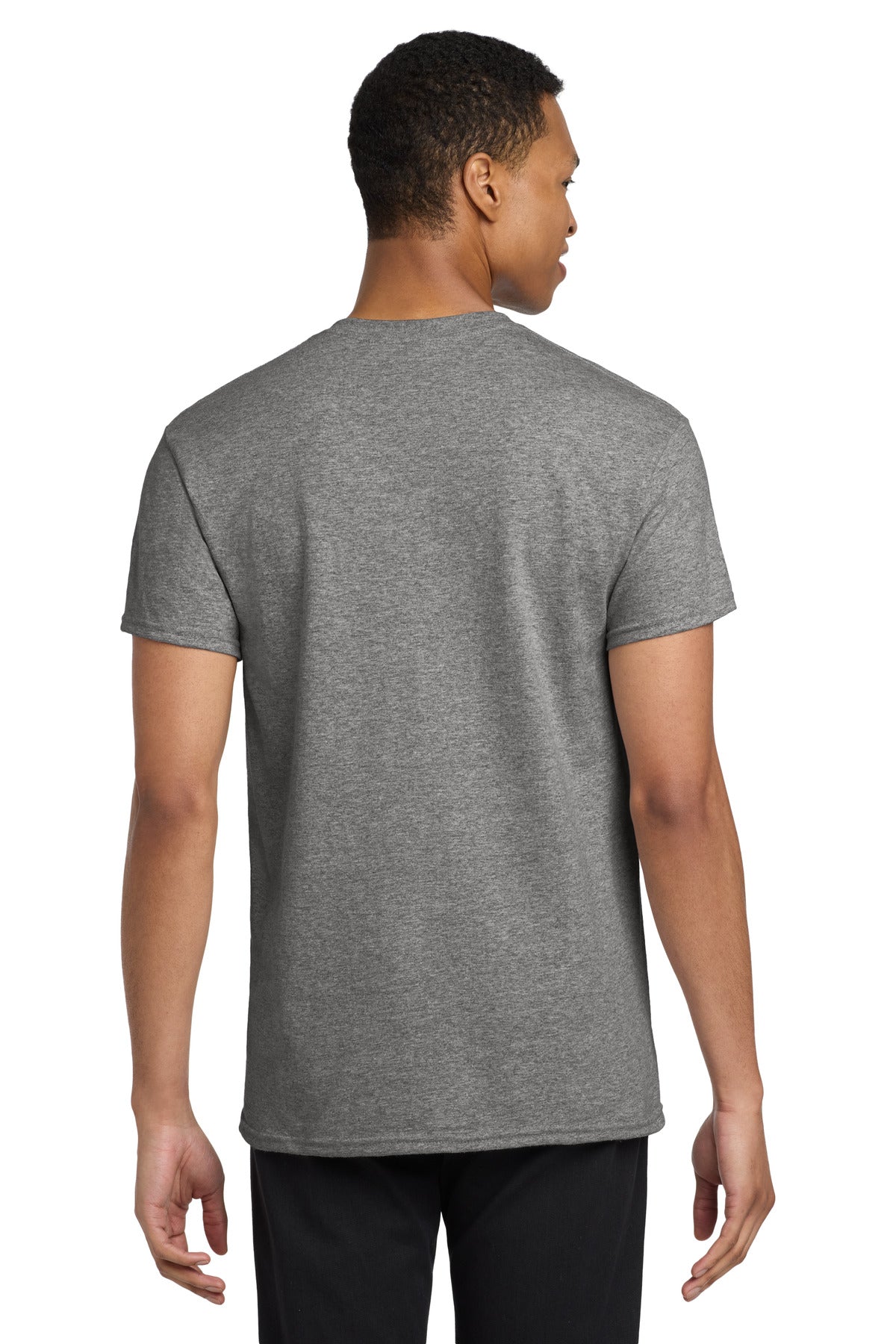 Gildan  Heavy Cotton  100% Cotton Pocket T-Shirt - Graphite Heather