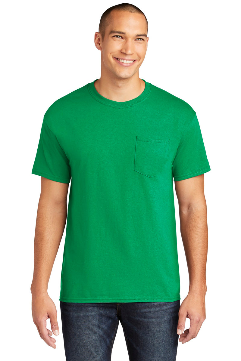 Gildan  Heavy Cotton  100% Cotton Pocket T-Shirt - Irish Green