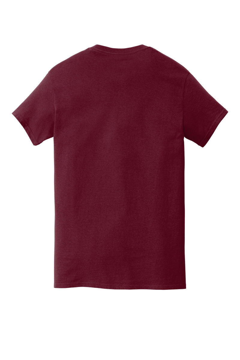 Gildan  Heavy Cotton  100% Cotton Pocket T-Shirt - Maroon