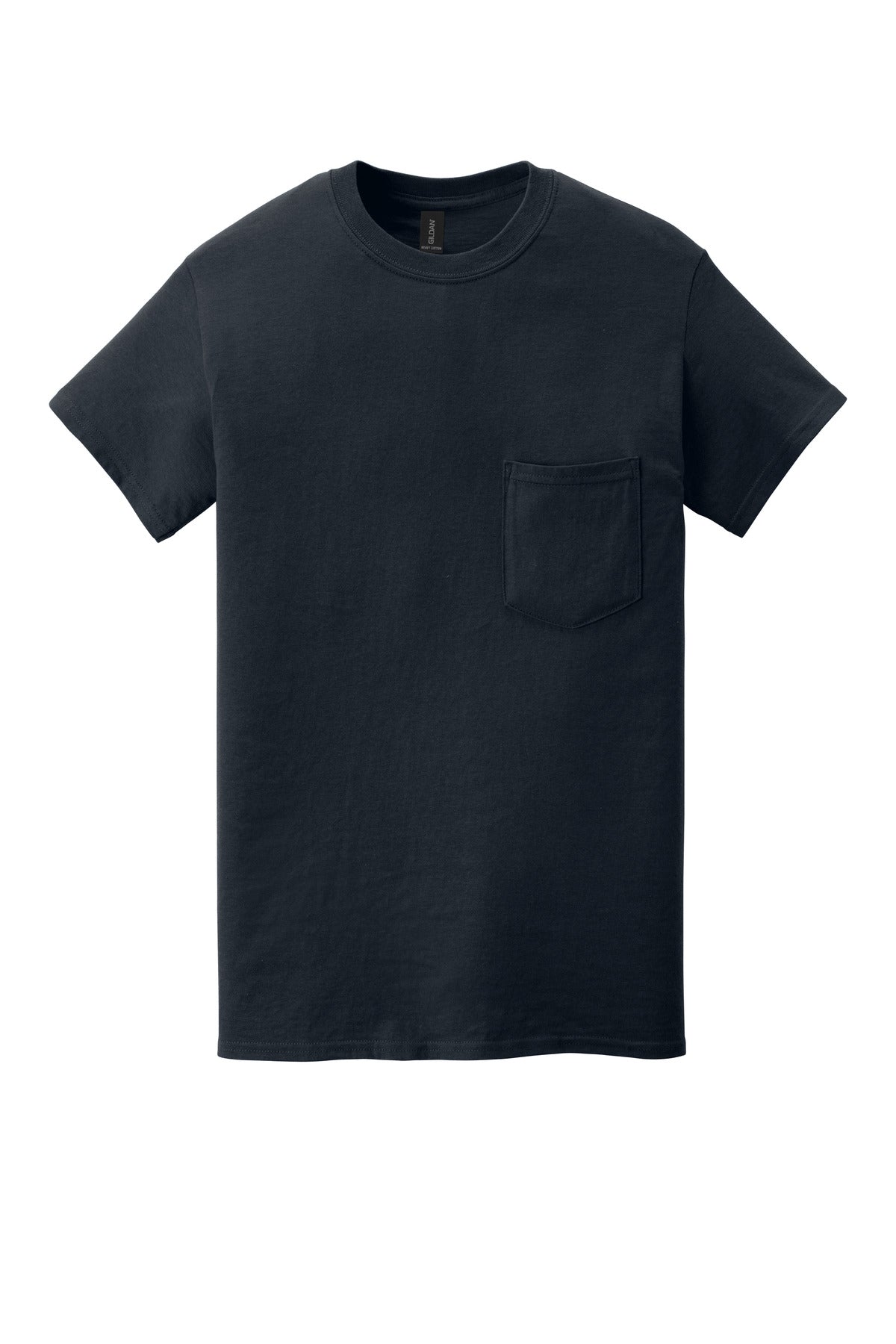 Gildan  Heavy Cotton  100% Cotton Pocket T-Shirt - Navy