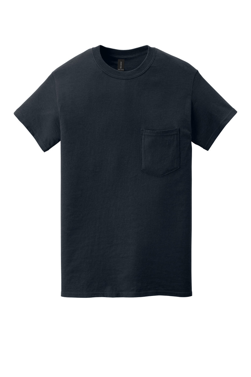 Gildan  Heavy Cotton  100% Cotton Pocket T-Shirt - Navy