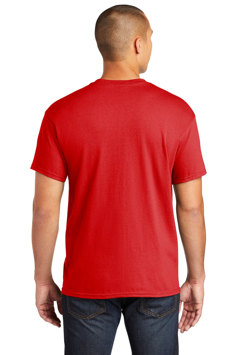 Gildan  Heavy Cotton  100% Cotton Pocket T-Shirt - Red