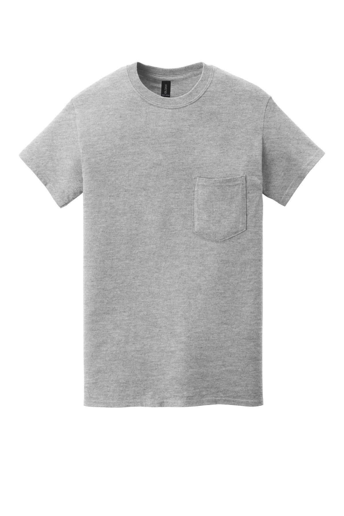 Gildan  Heavy Cotton  100% Cotton Pocket T-Shirt - Sport Grey