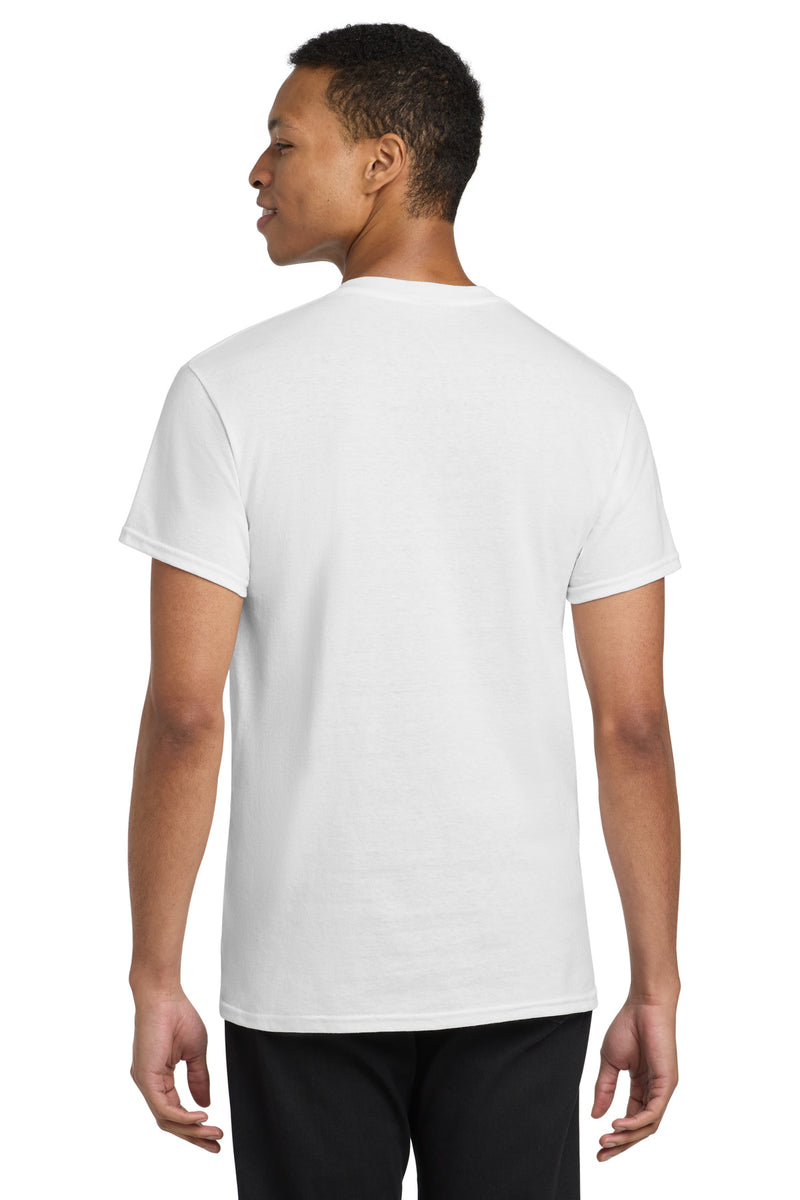Gildan  Heavy Cotton  100% Cotton Pocket T-Shirt - White