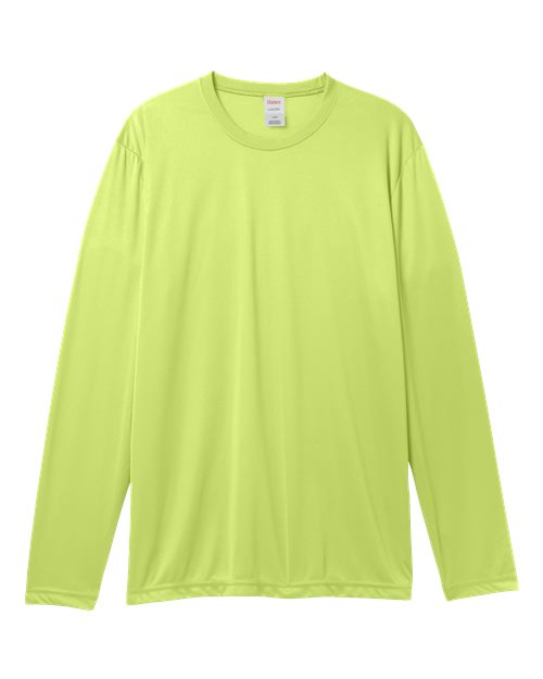 Unisex Cool DRI® Long Sleeve Performance T-Shirt - Safety Green