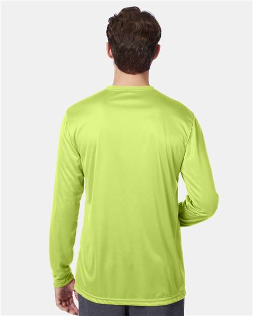 Unisex Cool DRI® Long Sleeve Performance T-Shirt - Safety Green