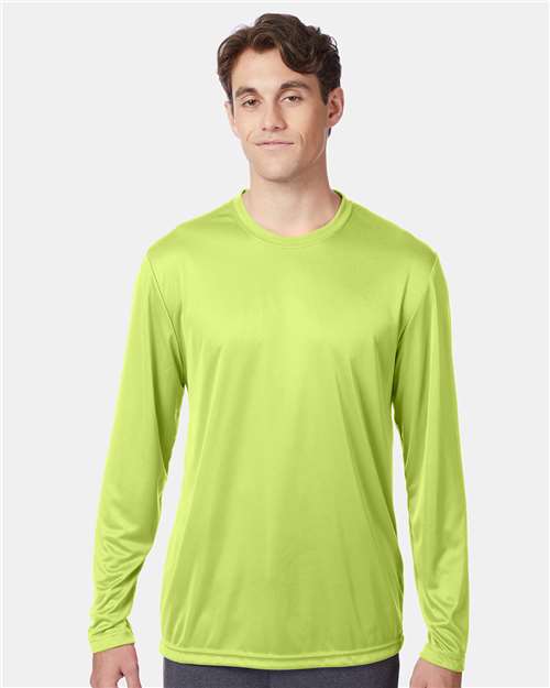 Unisex Cool DRI® Long Sleeve Performance T-Shirt - Safety Green