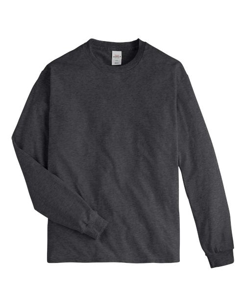 Authentic Long Sleeve T-Shirt - Charcoal Heather