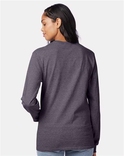 Authentic Long Sleeve T-Shirt - Charcoal Heather
