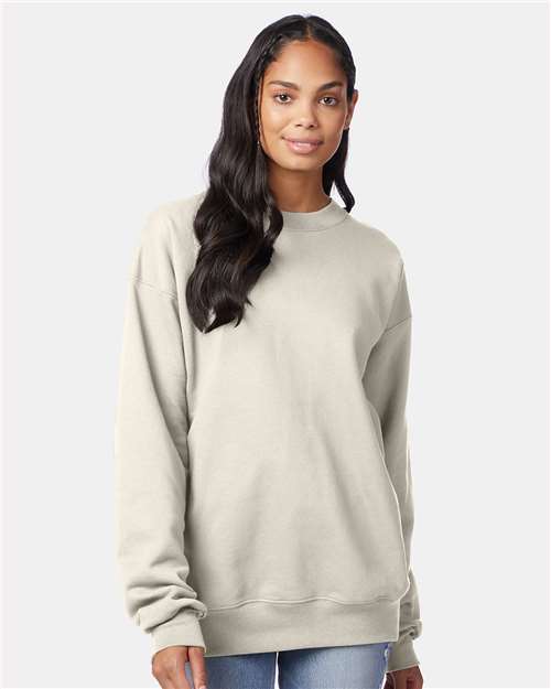 Unisex Ultimate Cotton® Crewneck Sweatshirt - Natural