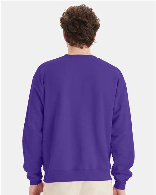 Unisex EcoSmart® Crewneck Sweatshirt - Purple