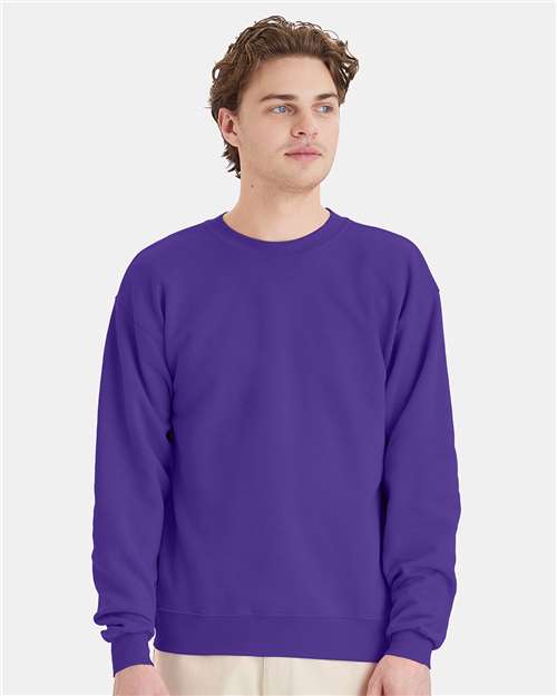 Unisex EcoSmart® Crewneck Sweatshirt - Purple