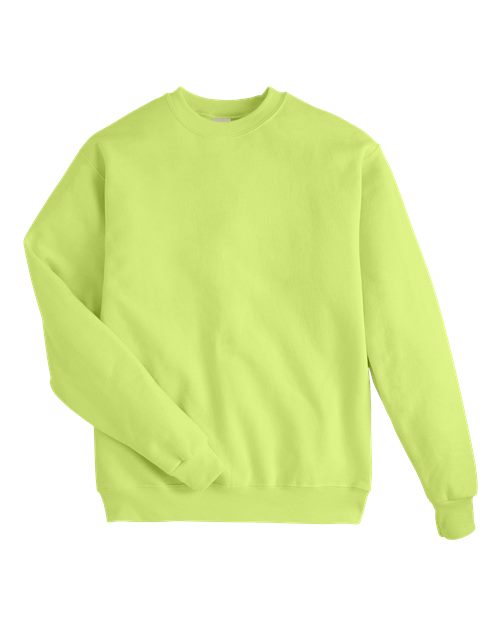 Unisex EcoSmart® Crewneck Sweatshirt - Safety Green