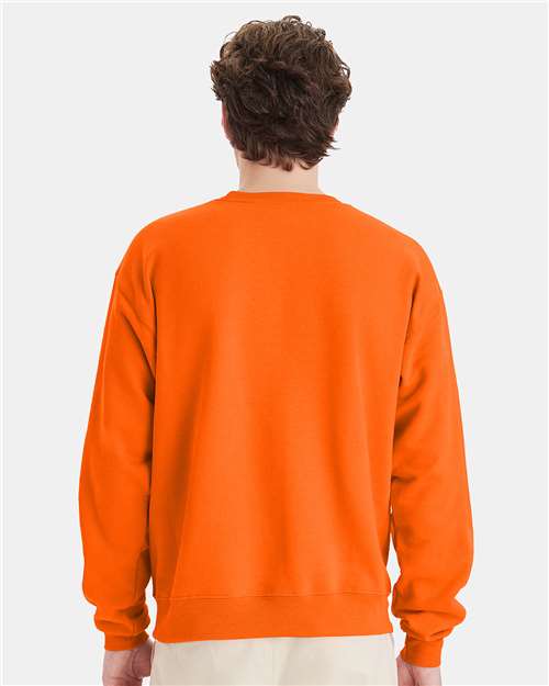 Unisex EcoSmart® Crewneck Sweatshirt - Safety Orange