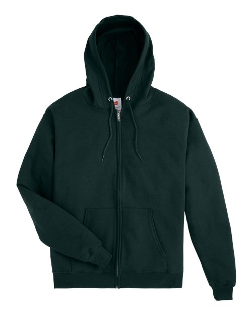 Unisex EcoSmart® Full-Zip Hooded Sweatshirt - Deep Forest