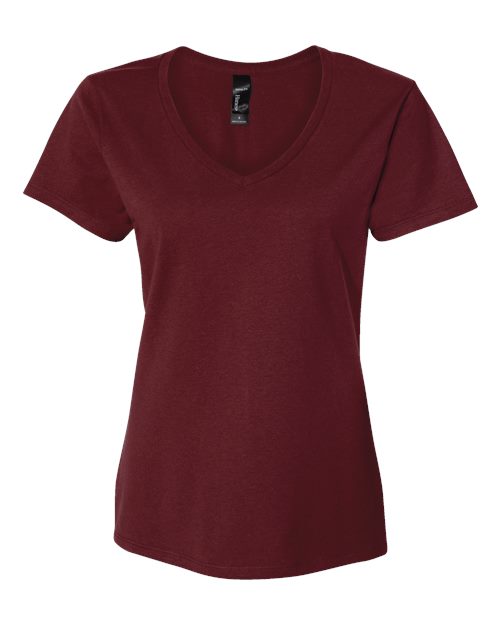 Women's Perfect-T V-Neck T-Shirt - Maroon