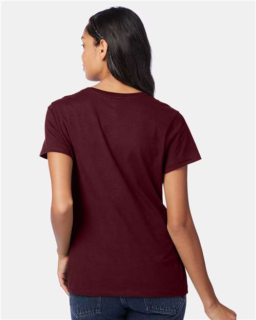 Women's Perfect-T V-Neck T-Shirt - Maroon