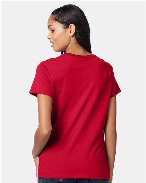 Women's Perfect-T V-Neck T-Shirt - Deep Red
