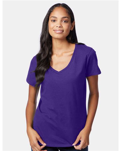 Women's Perfect-T V-Neck T-Shirt - Purple