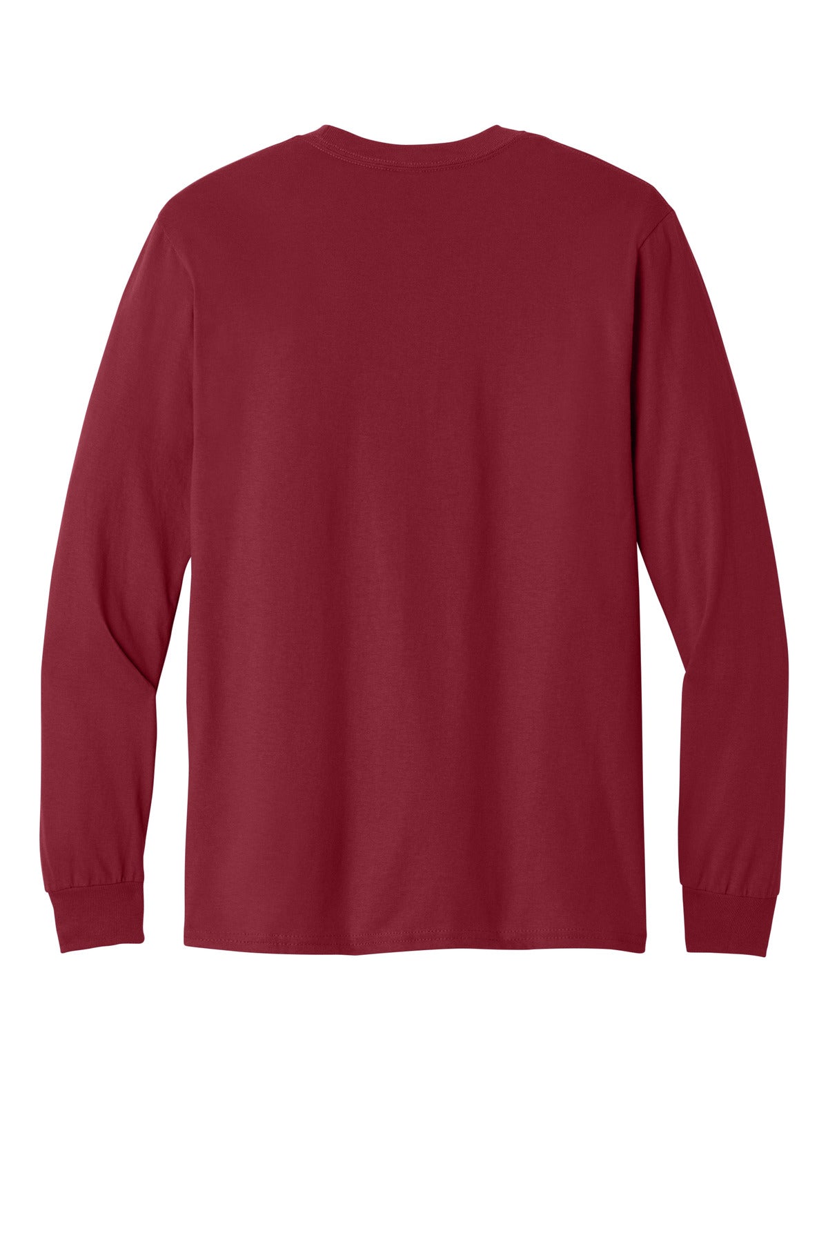 Gildan - Heavy Cotton 100% Cotton Long Sleeve T-Shirt - Cardinal Red