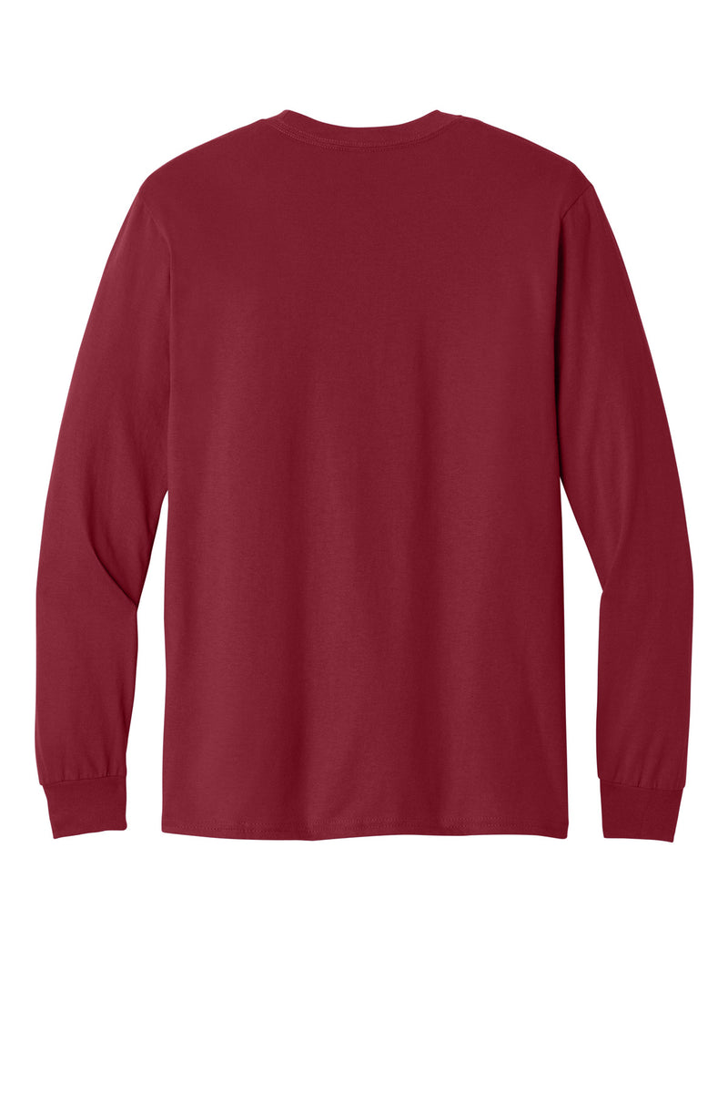 Gildan - Heavy Cotton 100% Cotton Long Sleeve T-Shirt - Cardinal Red