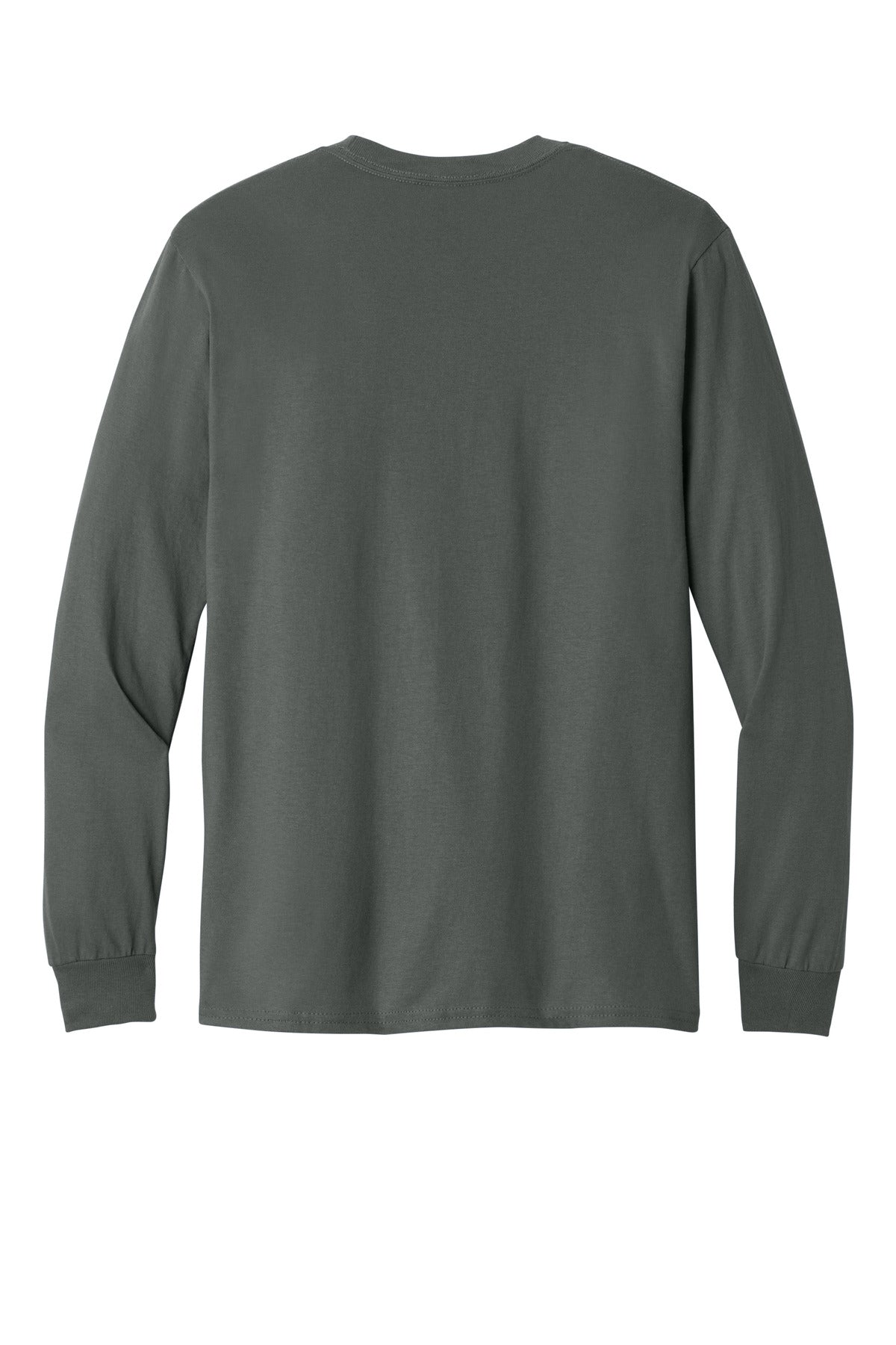 Gildan - Heavy Cotton 100% Cotton Long Sleeve T-Shirt - Charcoal