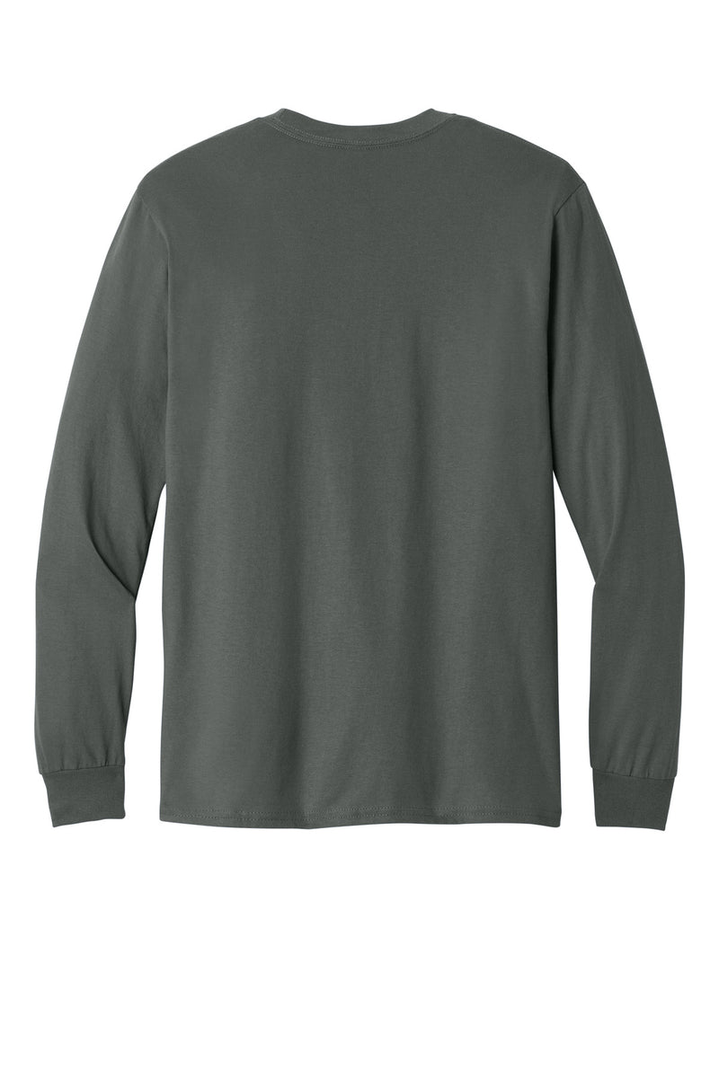 Gildan - Heavy Cotton 100% Cotton Long Sleeve T-Shirt - Charcoal