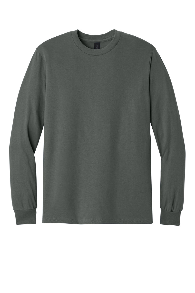 Gildan - Heavy Cotton 100% Cotton Long Sleeve T-Shirt - Charcoal