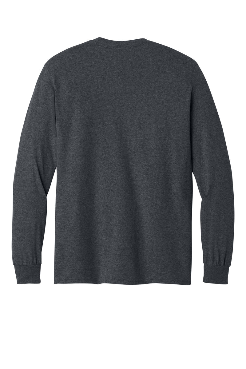 Gildan - Heavy Cotton 100% Cotton Long Sleeve T-Shirt - Dark Heather