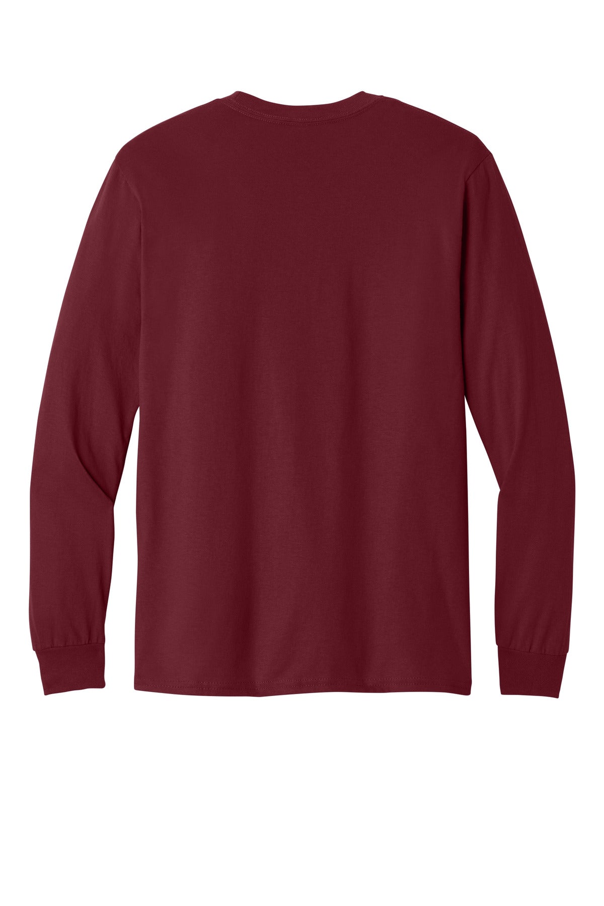 Gildan - Heavy Cotton 100% Cotton Long Sleeve T-Shirt - Garnet