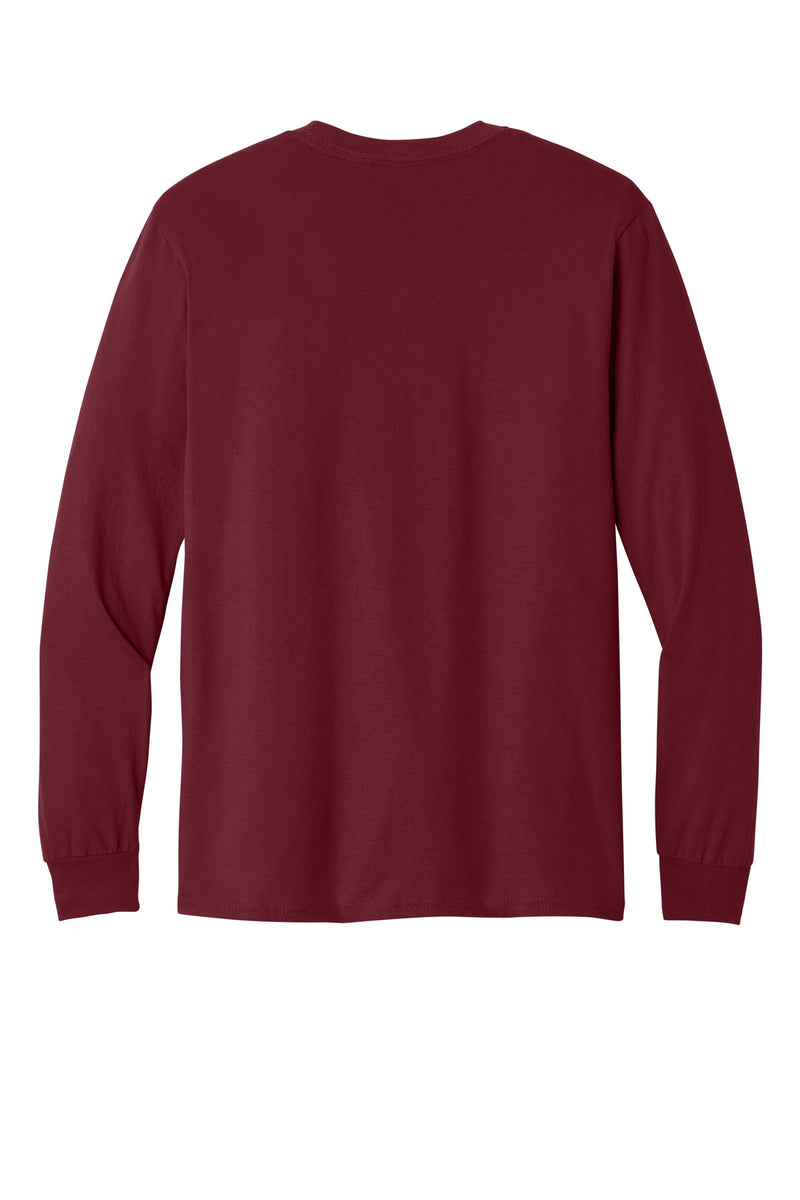 Gildan - Heavy Cotton 100% Cotton Long Sleeve T-Shirt - Garnet