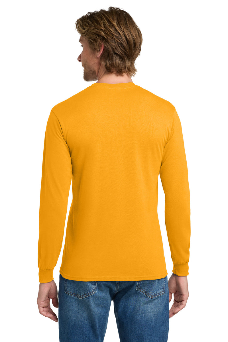 Gildan - Heavy Cotton 100% Cotton Long Sleeve T-Shirt - Gold