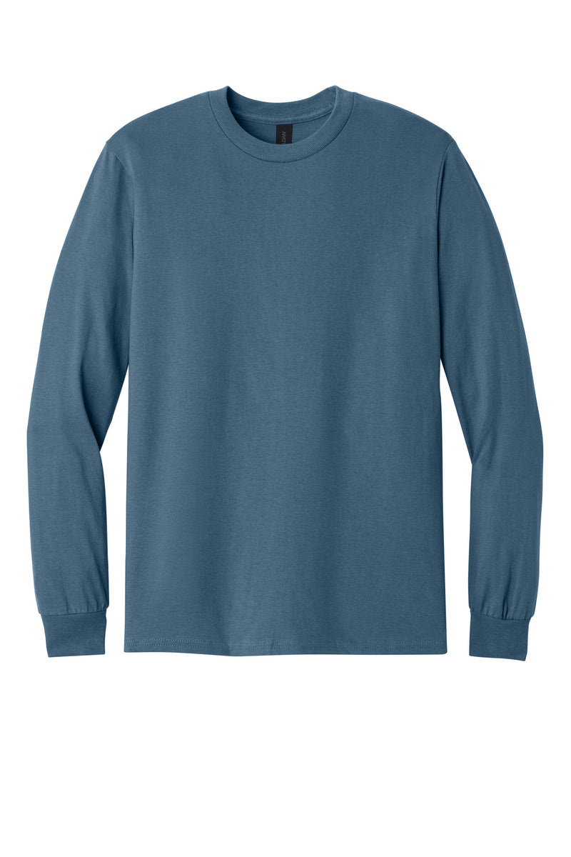 Gildan - Heavy Cotton 100% Cotton Long Sleeve T-Shirt - Indigo Blue