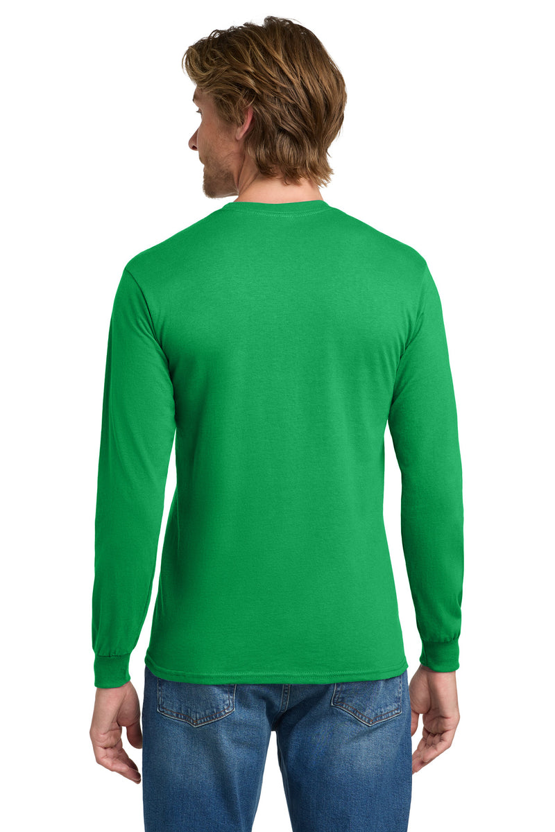 Gildan - Heavy Cotton 100% Cotton Long Sleeve T-Shirt - Irish Green