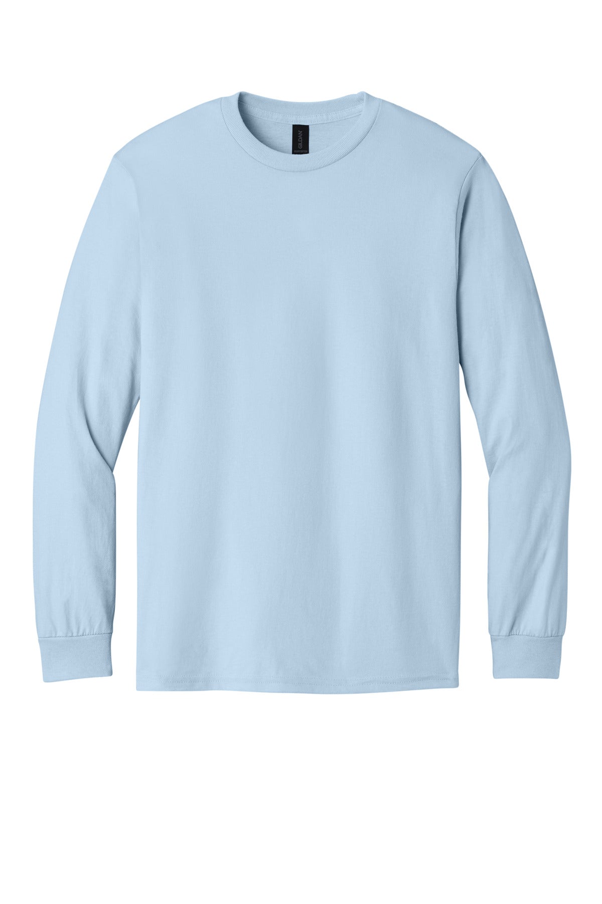 Gildan - Heavy Cotton 100% Cotton Long Sleeve T-Shirt - Light Blue