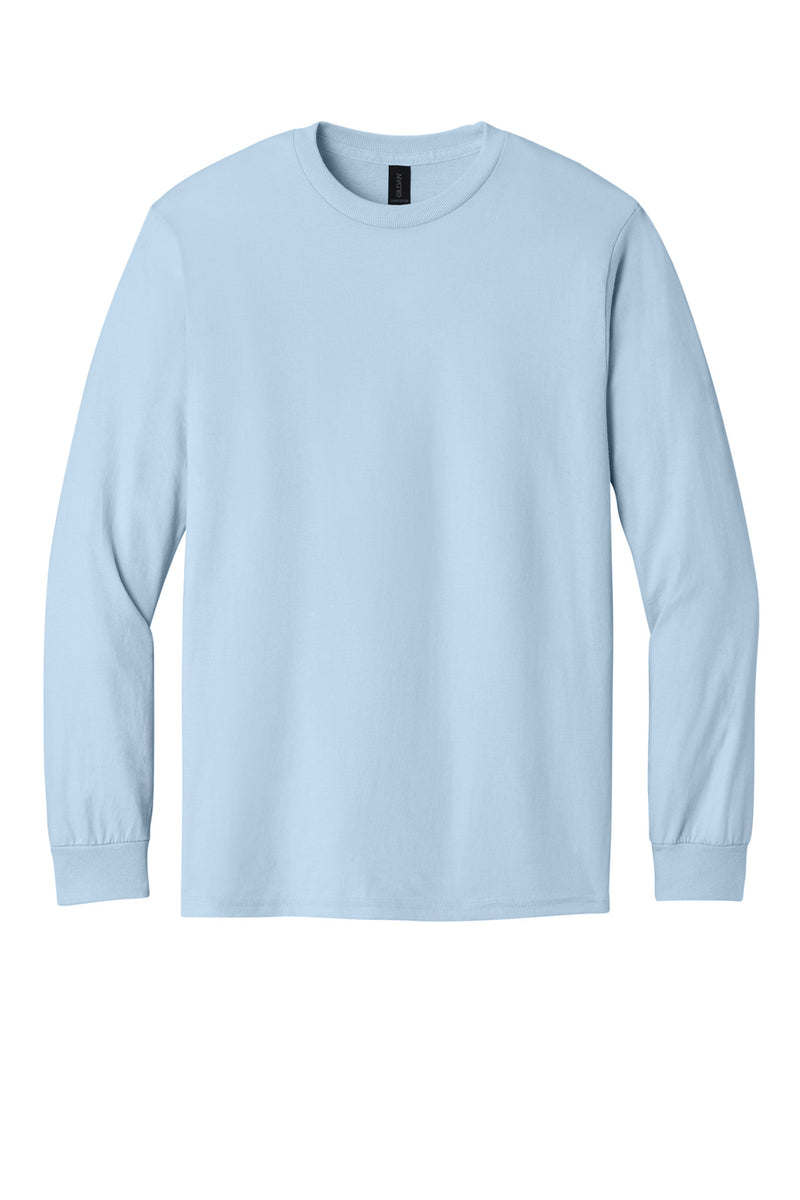 Gildan - Heavy Cotton 100% Cotton Long Sleeve T-Shirt - Light Blue