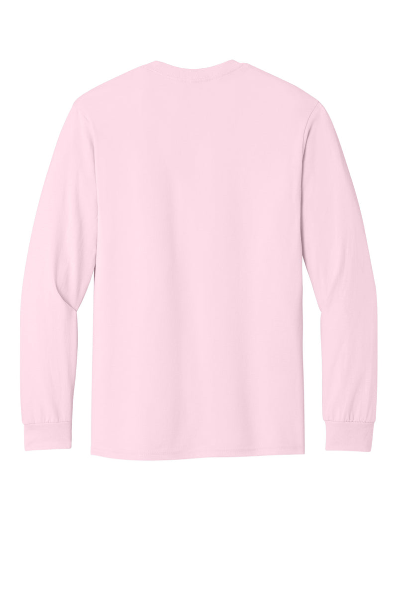 Gildan - Heavy Cotton 100% Cotton Long Sleeve T-Shirt - Light Pink