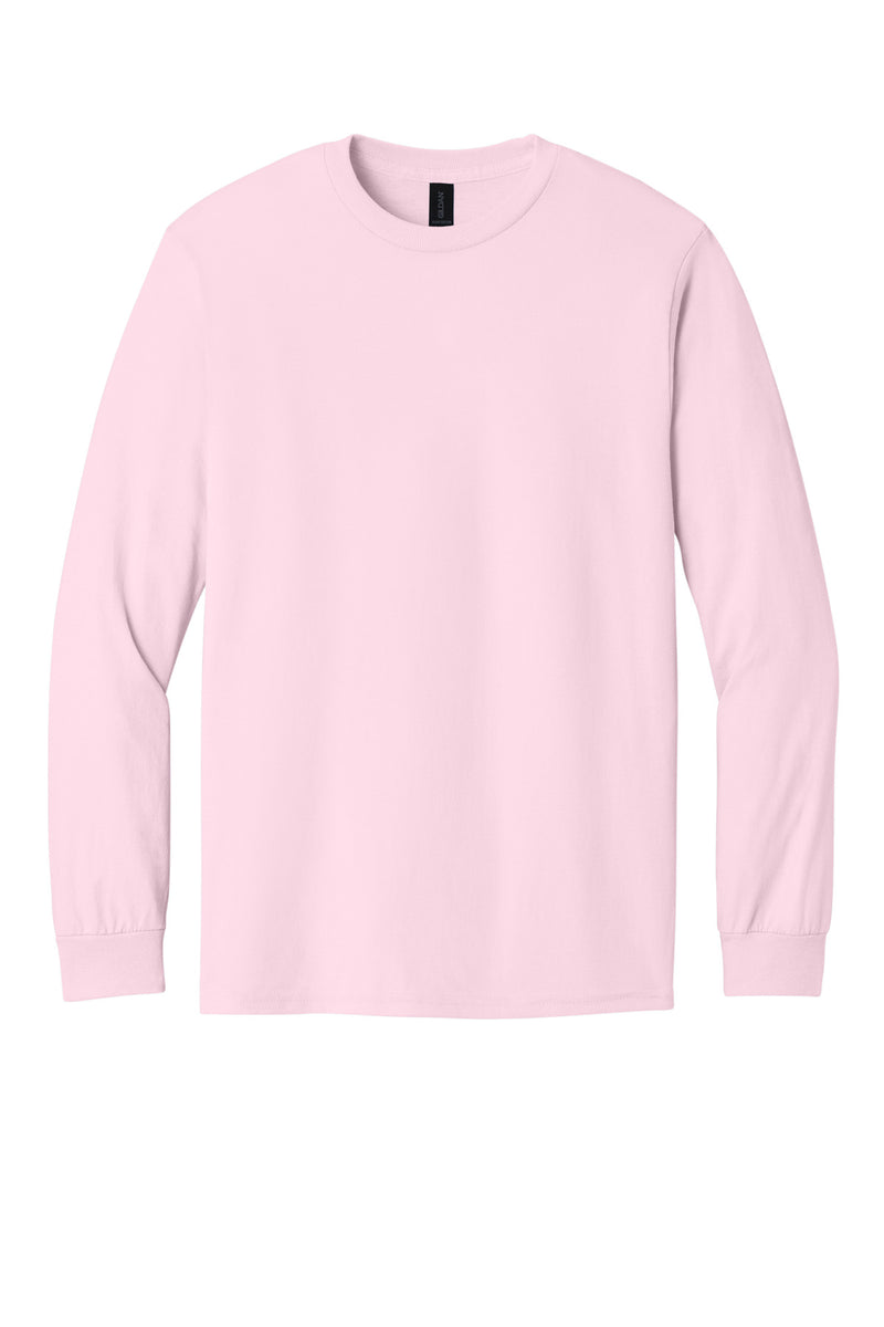 Gildan - Heavy Cotton 100% Cotton Long Sleeve T-Shirt - Light Pink