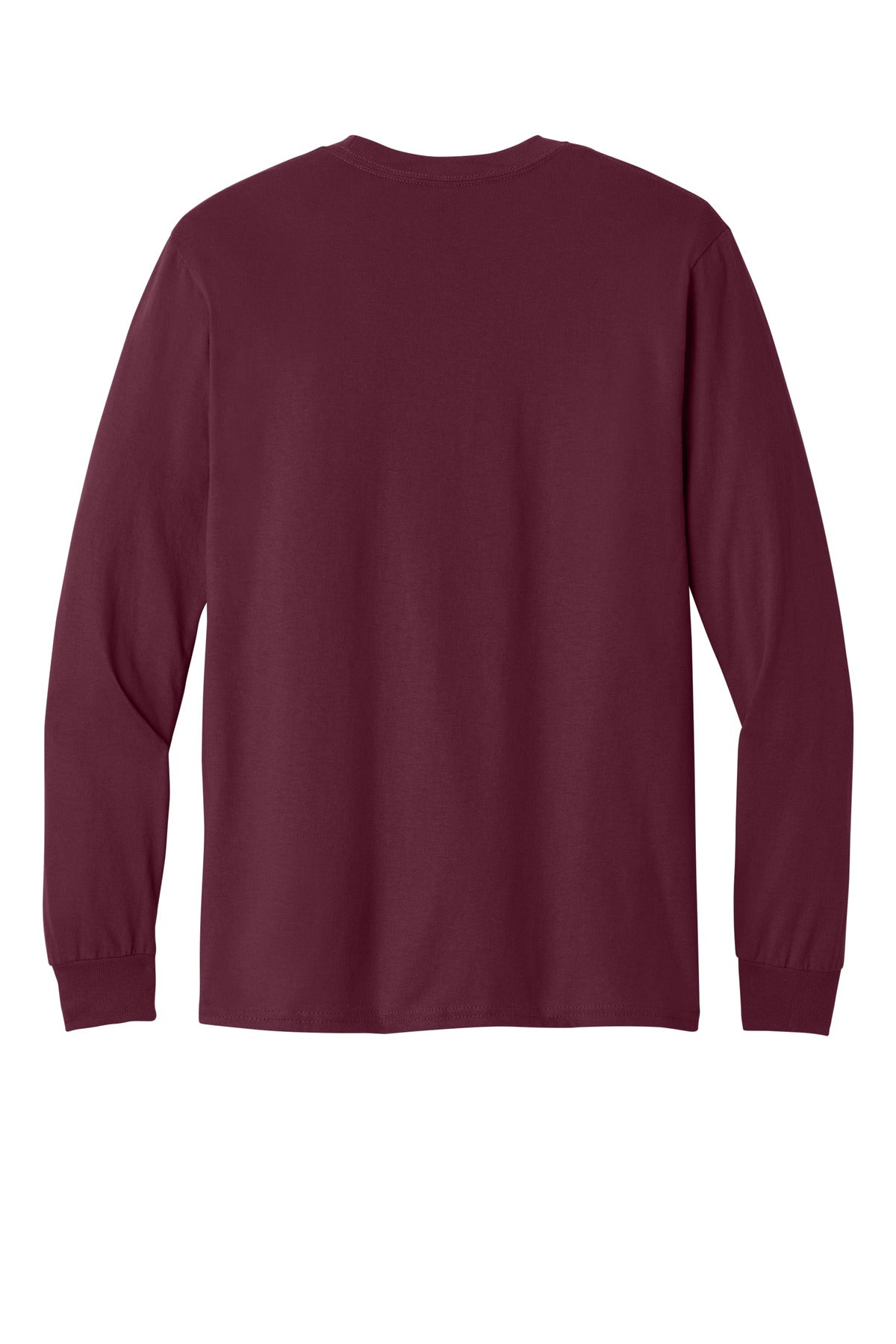 Gildan - Heavy Cotton 100% Cotton Long Sleeve T-Shirt - Maroon