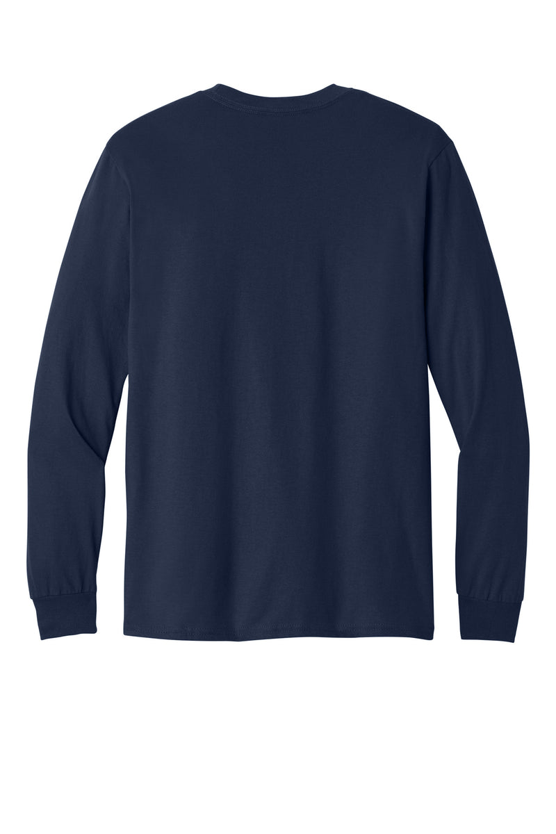 Gildan - Heavy Cotton 100% Cotton Long Sleeve T-Shirt - Navy