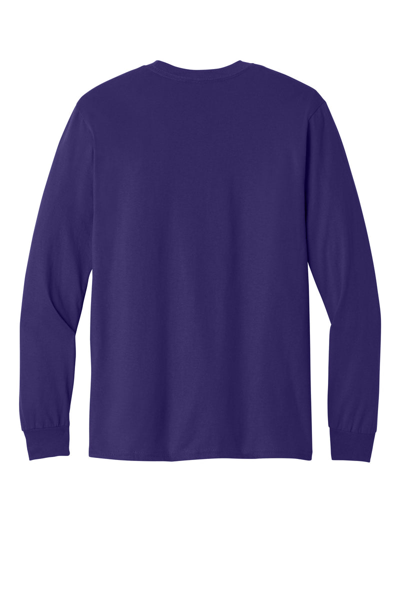 Gildan - Heavy Cotton 100% Cotton Long Sleeve T-Shirt - Purple