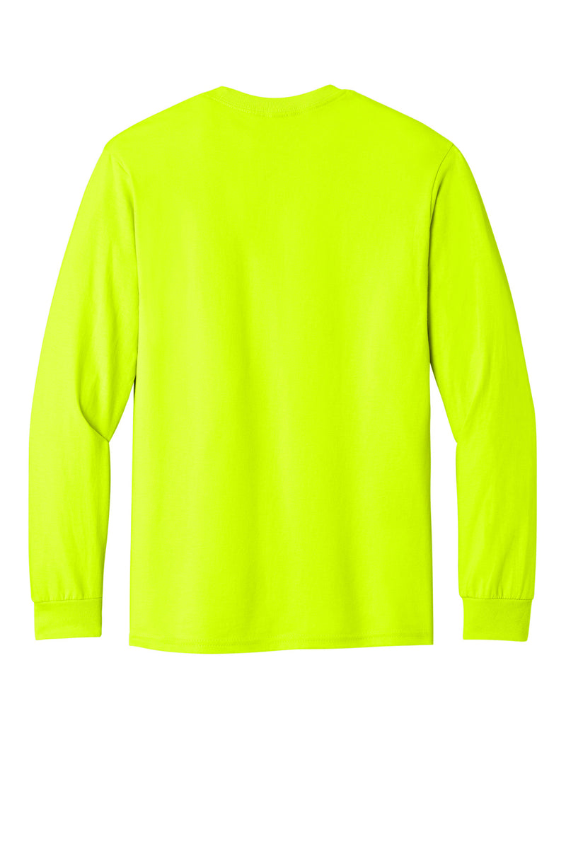 Gildan - Heavy Cotton 100% Cotton Long Sleeve T-Shirt - Safety Green